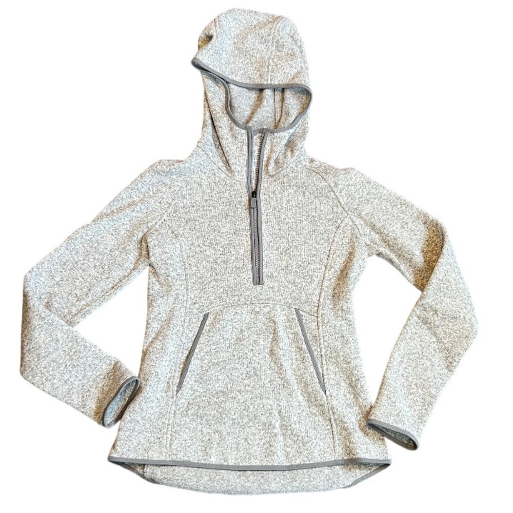 Lululemon Fleece & Thank You Fleece Quarter Zip Pullover Grey 4 W3BEGS